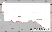 Gray Simple Map of ZIP code 73530