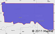 Political Simple Map of ZIP code 73530, single color outside, borders and labels