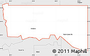 Silver Style Simple Map of ZIP code 73530