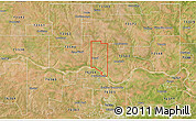 Satellite 3D Map of ZIP code 73531