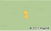 Savanna Style 3D Map of ZIP code 73531, single color outside
