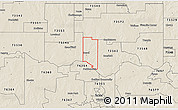 Shaded Relief 3D Map of ZIP code 73531