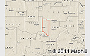 Shaded Relief Map of ZIP code 73531