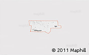Silver Style 3D Map of ZIP code 73538, single color outside