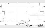 Blank Simple Map of ZIP code 73538, no labels