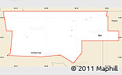 Classic Style Simple Map of ZIP code 73538