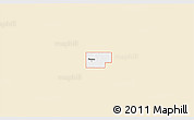 Classic Style 3D Map of ZIP code 73540, single color outside