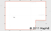 Silver Style Simple Map of ZIP code 73540