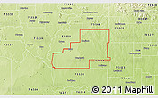 Physical 3D Map of ZIP code 73542