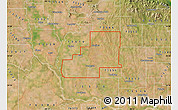Satellite Map of ZIP code 73542