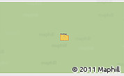 Savanna Style 3D Map of ZIP code 73548, single color outside