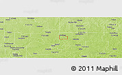Physical Panoramic Map of ZIP code 73548