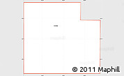 Silver Style Simple Map of ZIP code 73548