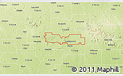 Physical 3D Map of ZIP code 73559