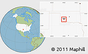 Savanna Style Location Map of ZIP code 73559, highlighted country, highlighted county