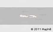 Gray Panoramic Map of ZIP code 73559, single color outside