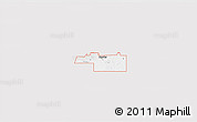 Silver Style 3D Map of ZIP code 73566, single color outside