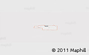 Silver Style Panoramic Map of ZIP code 73566, single color outside