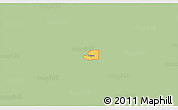 Savanna Style 3D Map of ZIP code 73569, single color outside