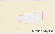 Classic Style 3D Map of ZIP code 73572, single color outside