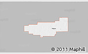 Gray 3D Map of ZIP code 73572, single color outside