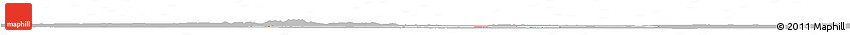 Gray Horizon Map of ZIP Code 73572, single color outside