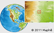 Physical Location Map of ZIP code 73572