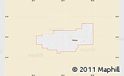 Classic Style Map of ZIP code 73572, single color outside