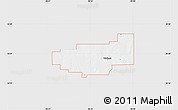 Silver Style Map of ZIP code 73572, single color outside