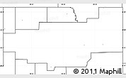 Blank Simple Map of ZIP code 73572, no labels