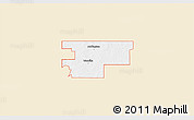 Classic Style 3D Map of ZIP code 73573, single color outside