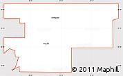 Classic Style Simple Map of ZIP code 73573, cropped outside