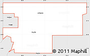 Silver Style Simple Map of ZIP code 73573
