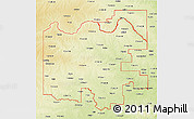 Physical 3D Map of ZIP codes starting with 736