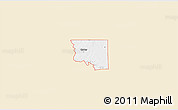 Classic Style 3D Map of ZIP code 73627, single color outside
