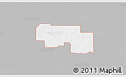 Gray 3D Map of ZIP code 73632, single color outside