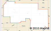 Classic Style Simple Map of ZIP code 73632