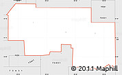 Silver Style Simple Map of ZIP code 73632