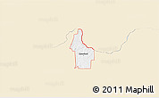 Classic Style 3D Map of ZIP code 73638, single color outside