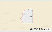 Classic Style 3D Map of ZIP code 73644, single color outside