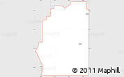 Silver Style Simple Map of ZIP code 73644