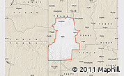 Classic Style Map of ZIP code 73645