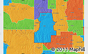 Political Map of ZIP code 73645