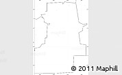 Blank Simple Map of ZIP code 73645, no labels
