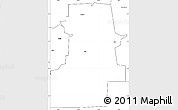 Blank Simple Map of ZIP code 73645