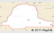 Classic Style Simple Map of ZIP code 73654