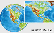 Physical Location Map of ZIP code 73658, within the entire country
