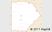 Classic Style Simple Map of ZIP code 73660