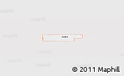 Silver Style Panoramic Map of ZIP code 73664, single color outside