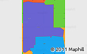 Political Simple Map of ZIP code 73666